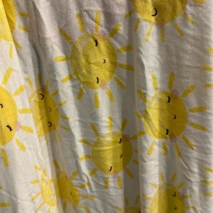 Sunshine little sleepies crib sheet